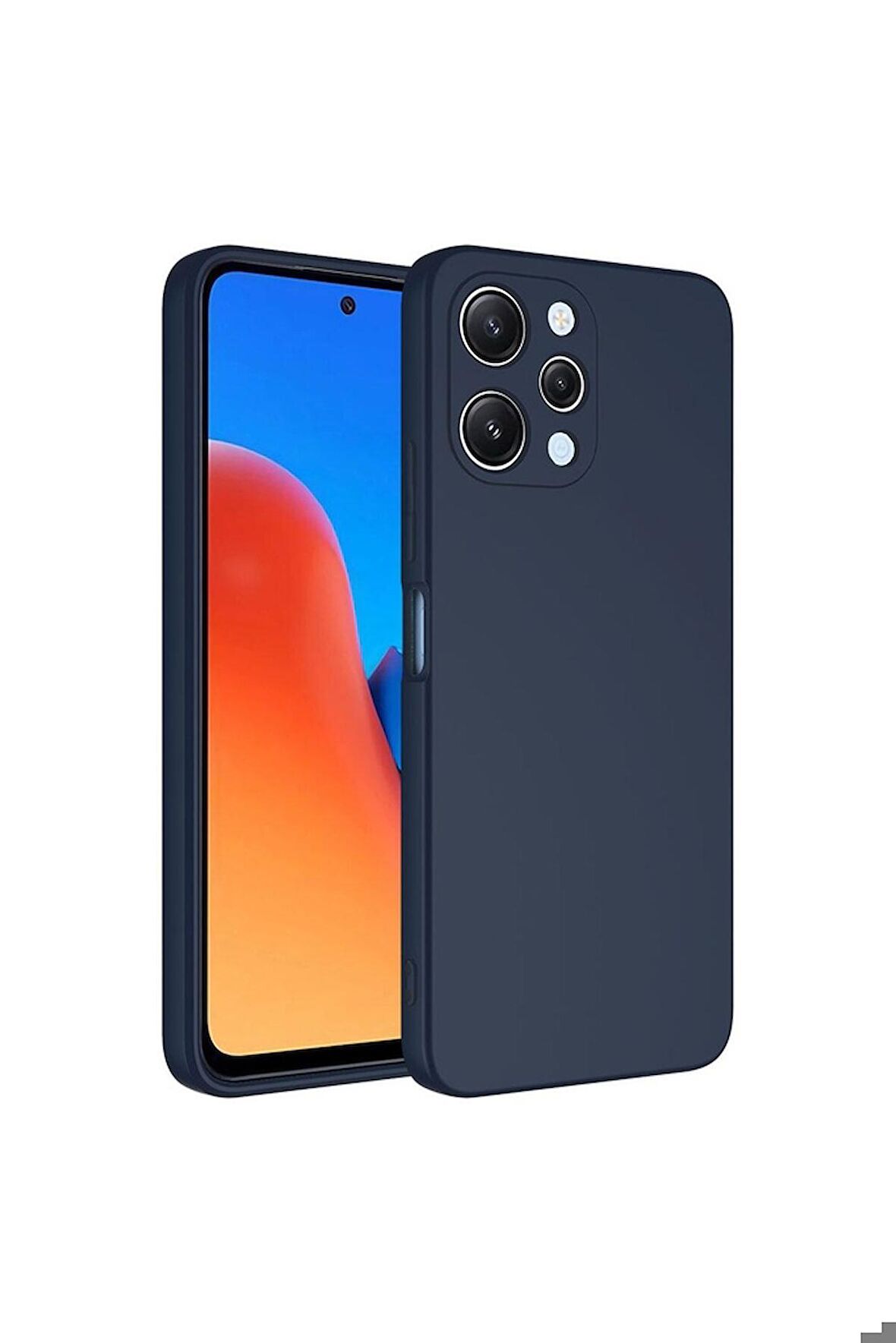 Xiaomi Redmi 12 Uyumlu Kılıf Mara Lansman Kapak Lacivert