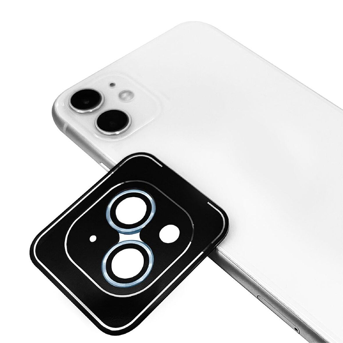 Apple iPhone 15 Uyumlu CL-11 Safir Parmak İzi Bırakmayan Anti-Reflective Kamera Lens Koruyucu Baby Blue