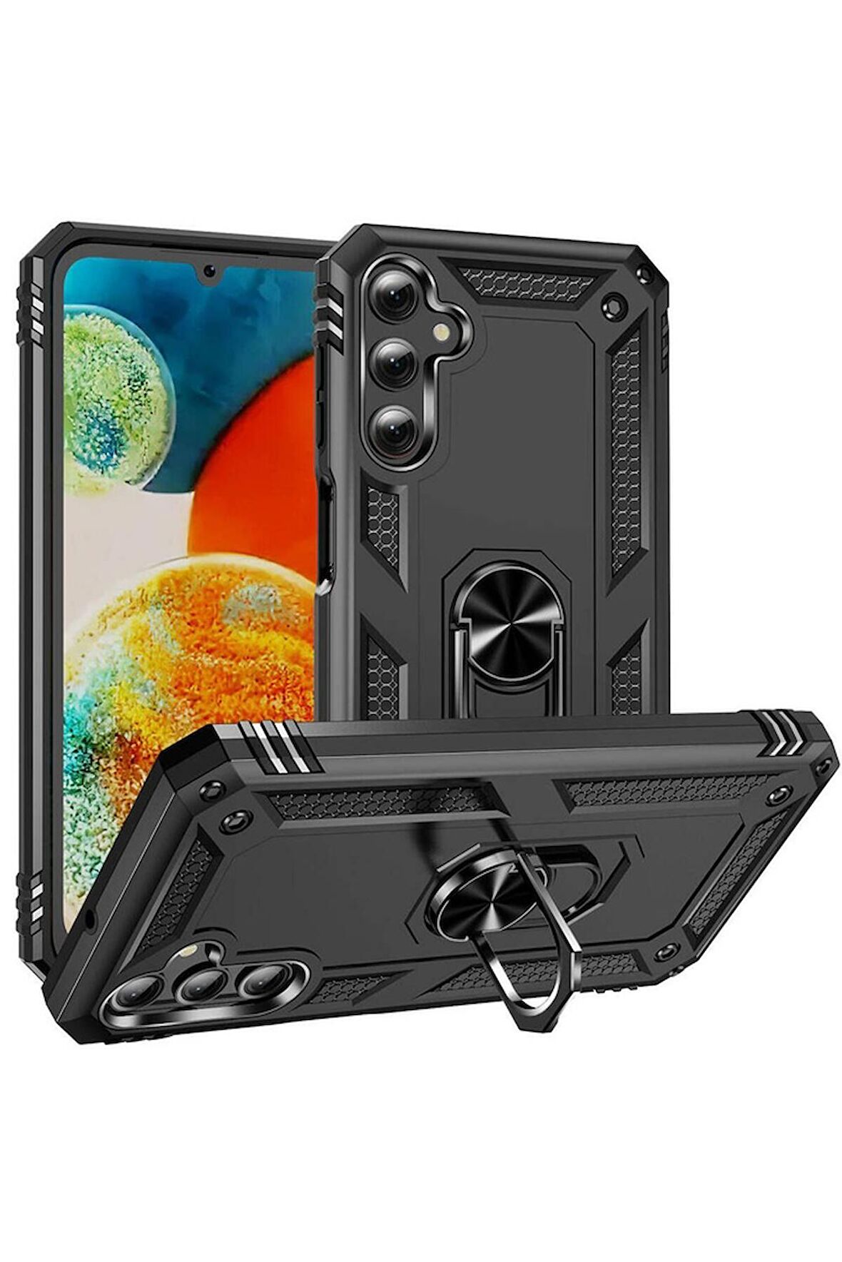 Samsung Galaxy A24 Uyumlu Kılıf Vega Kapak Siyah