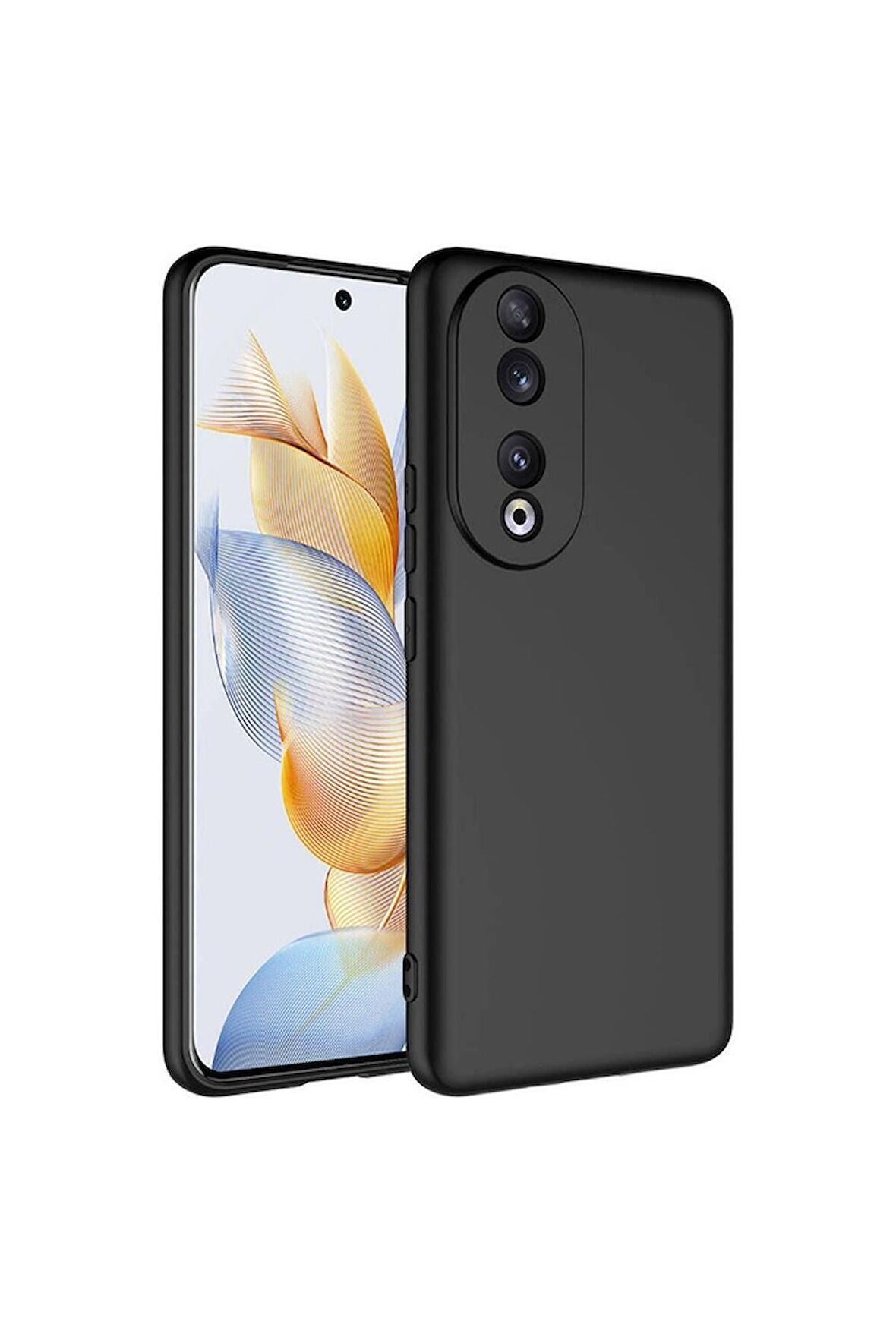 Huawei Honor 90 Uyumlu Kılıf Mara Lansman Kapak Siyah