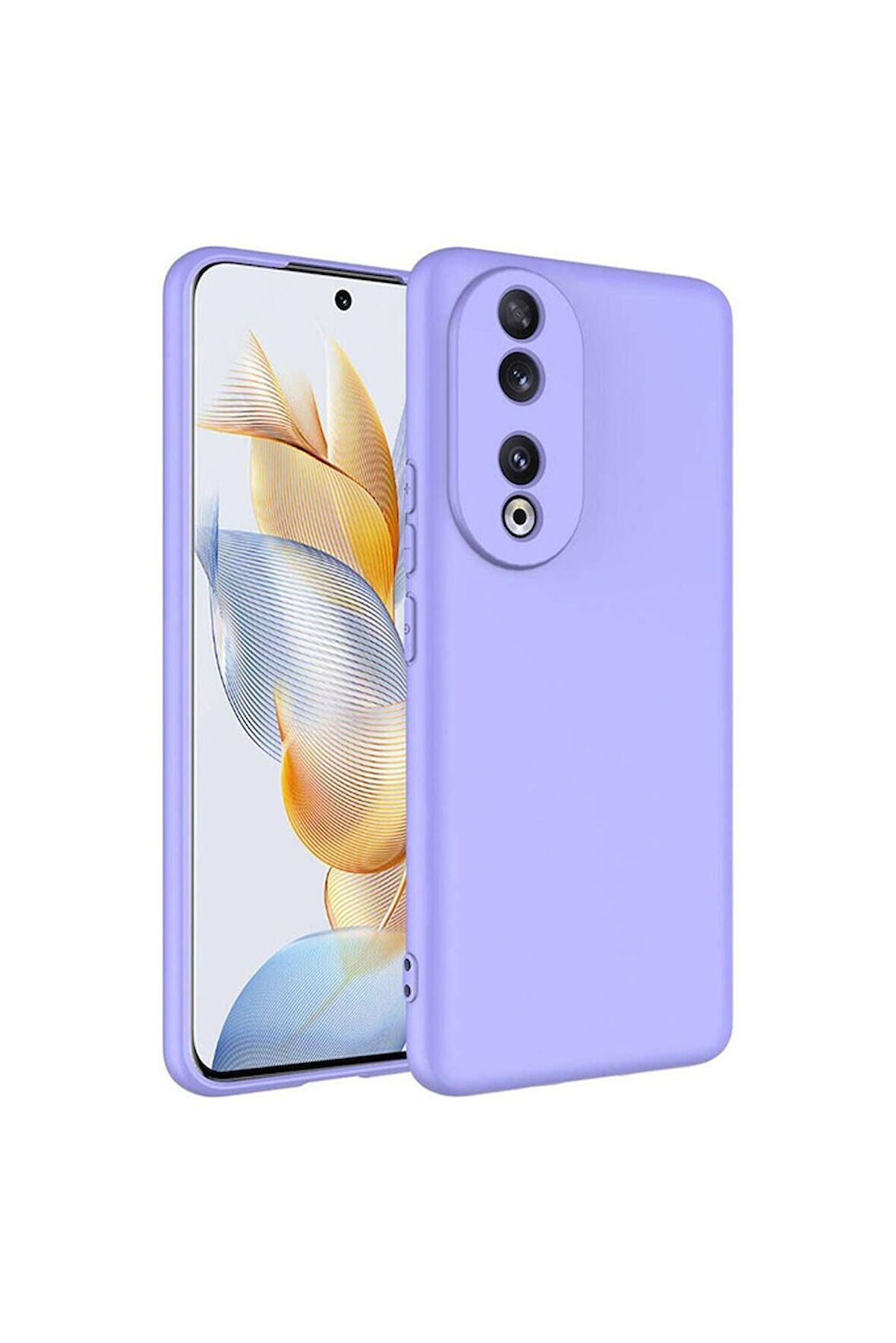 Huawei Honor 90 Uyumlu Kılıf Mara Lansman Kapak Lila
