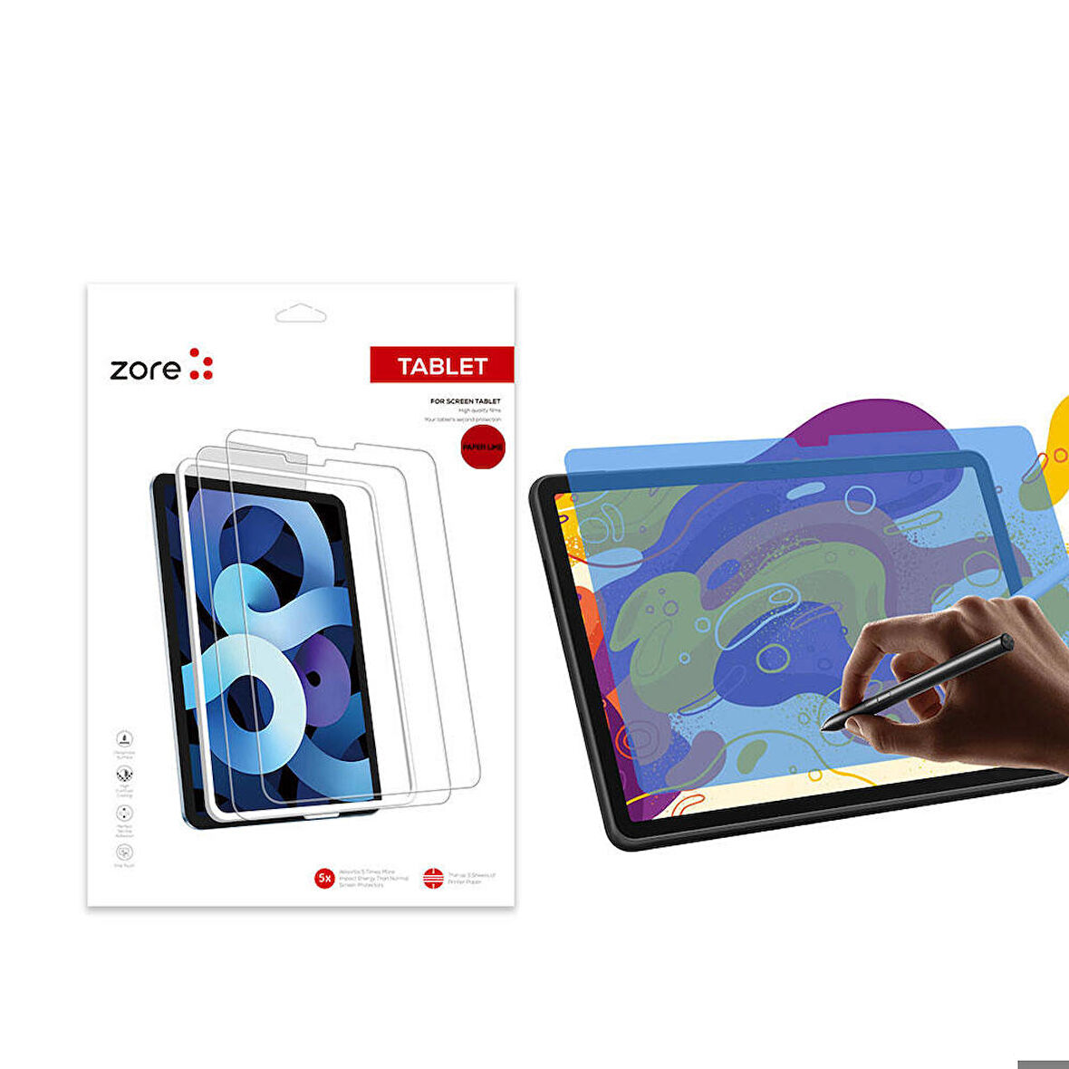 Samsung Galaxy Tab S9 Plus Uyumlu Kağıt Hisli Mat Paper-Like Ekran Koruyucu