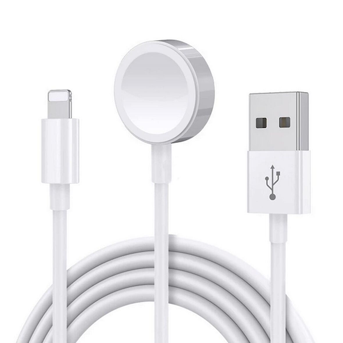 Akıllı Saat Lightning-Wireless USB Şarj Kablosu 1.2m