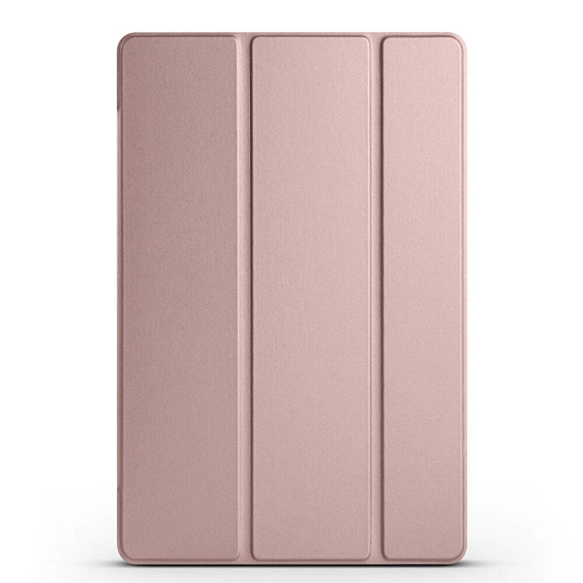 Samsung Galaxy Tab A9 Uyumlu Tablet Kılıfı Smart Cover Standlı Akıllı Kılıf Rose Gold