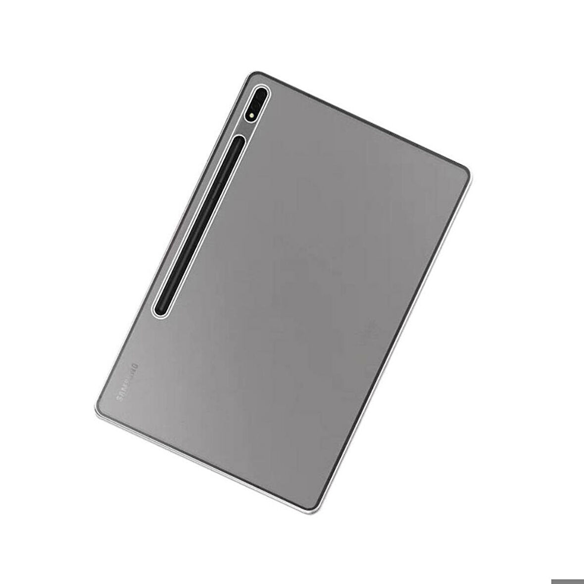 Samsung Galaxy Tab S9 Ultra X910 Uyumlu Tablet Kılıfı Şeffaf Süper Silikon Kapak