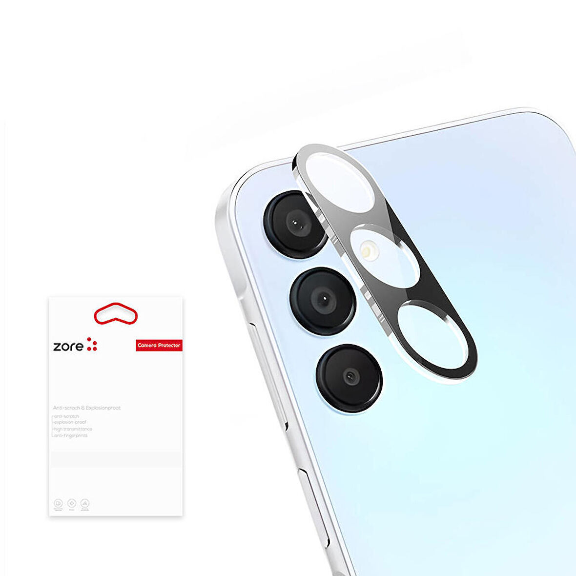 Samsung Galaxy A15 Uyumlu 3D Kamera Camı