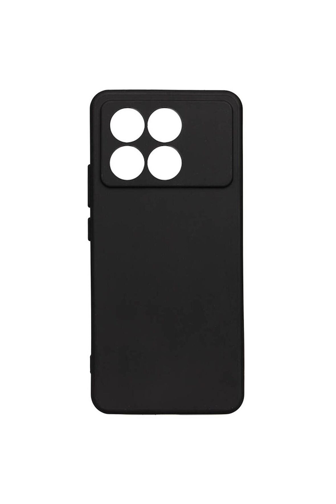 Xiaomi Poco X6 Pro Uyumlu Kılıf Biye Silikon Siyah