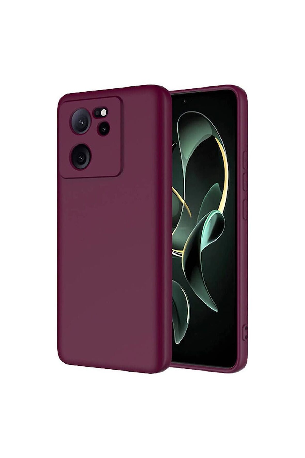Xiaomi Mi 13T Pro Uyumlu Kılıf Mara Lansman Kapak Koyu Mor