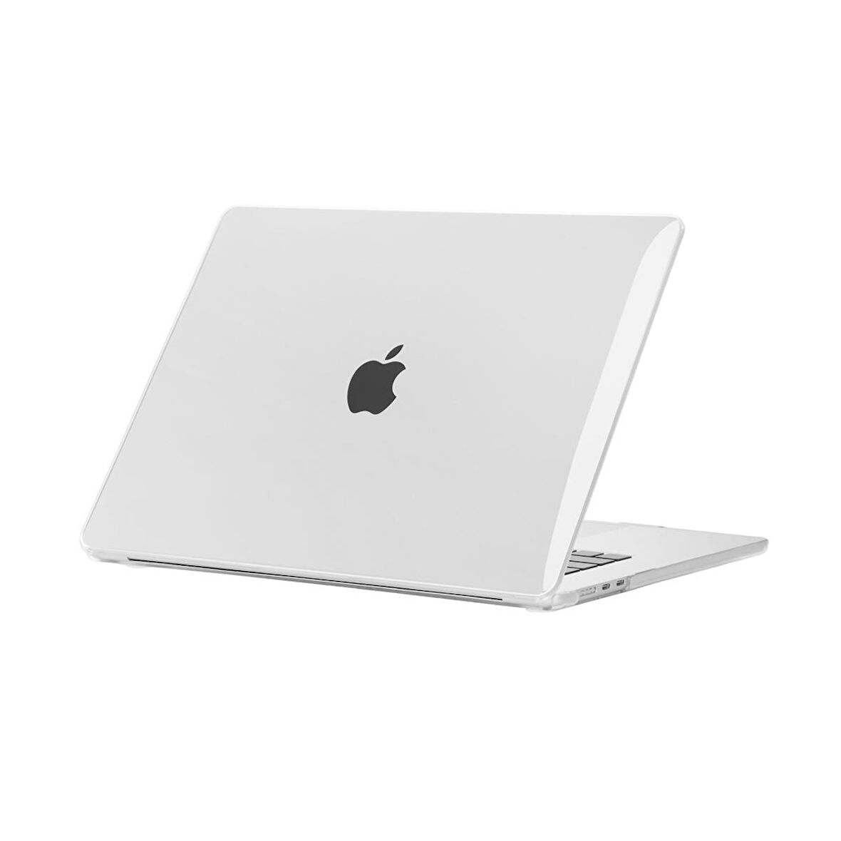 Apple Macbook 15 inç Air M2 2024 A2941 Uyumlu MSoft Kristal Kapak Renksiz