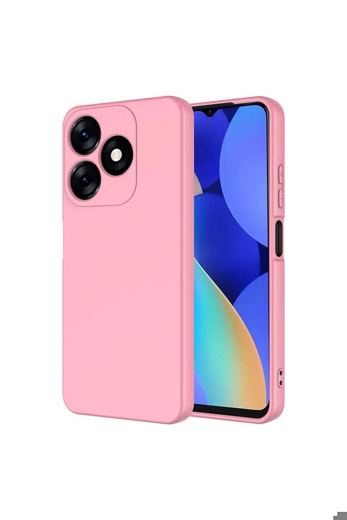 Tecno Spark 10 4G Uyumlu Kılıf Mara Lansman Kapak Pembe