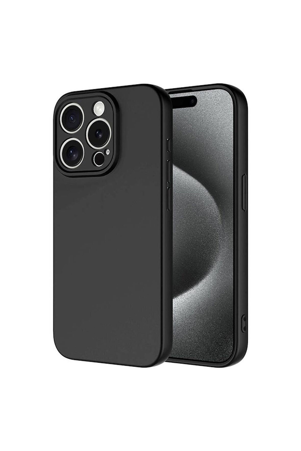 Apple iPhone 15 Pro Uyumlu Kılıf Mara Lansman Kapak Siyah