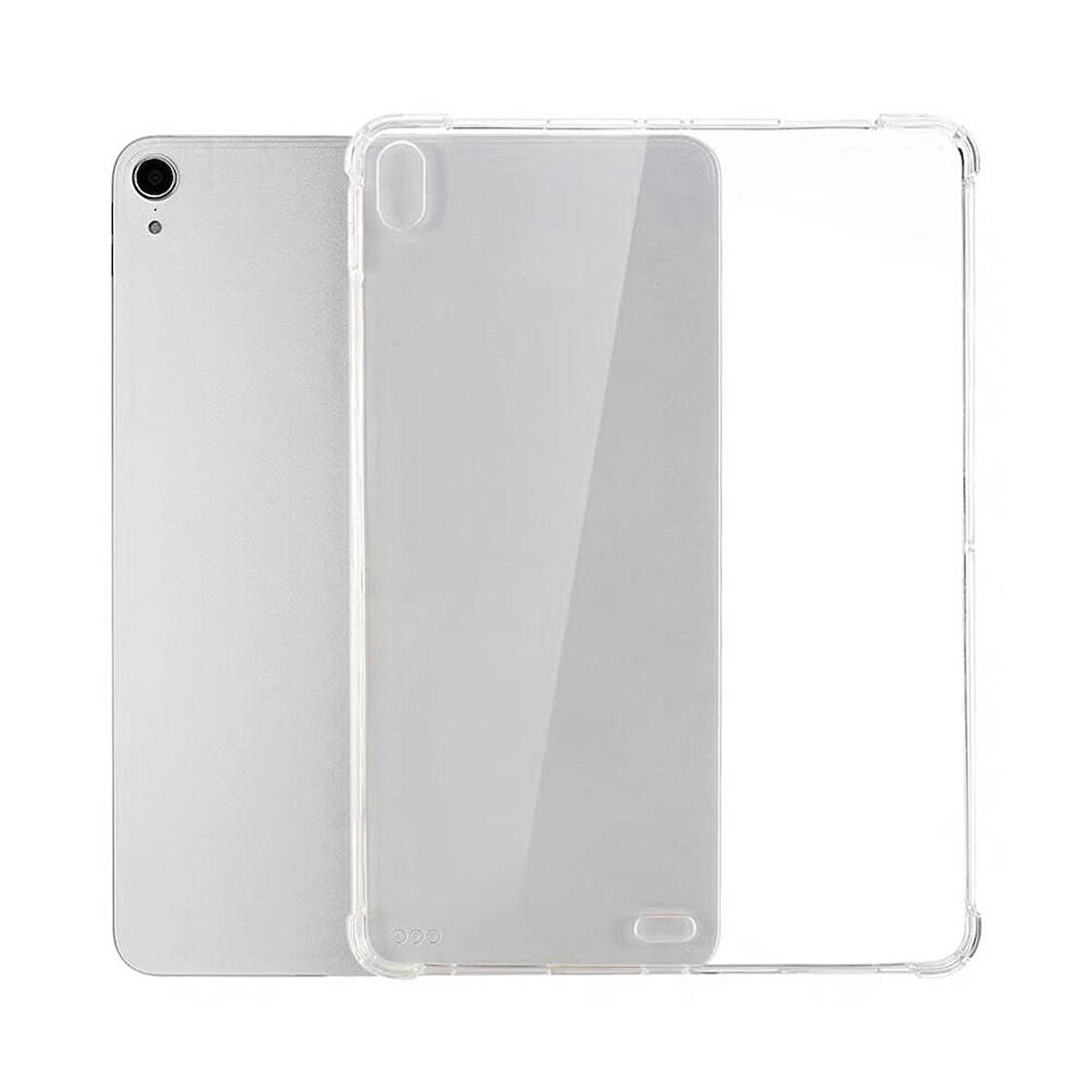 Apple iPad Air 11 2024 Uyumlu Tablet Kılıf Şeffaf Nitro Anti Shock Transparan Silikon Kapak