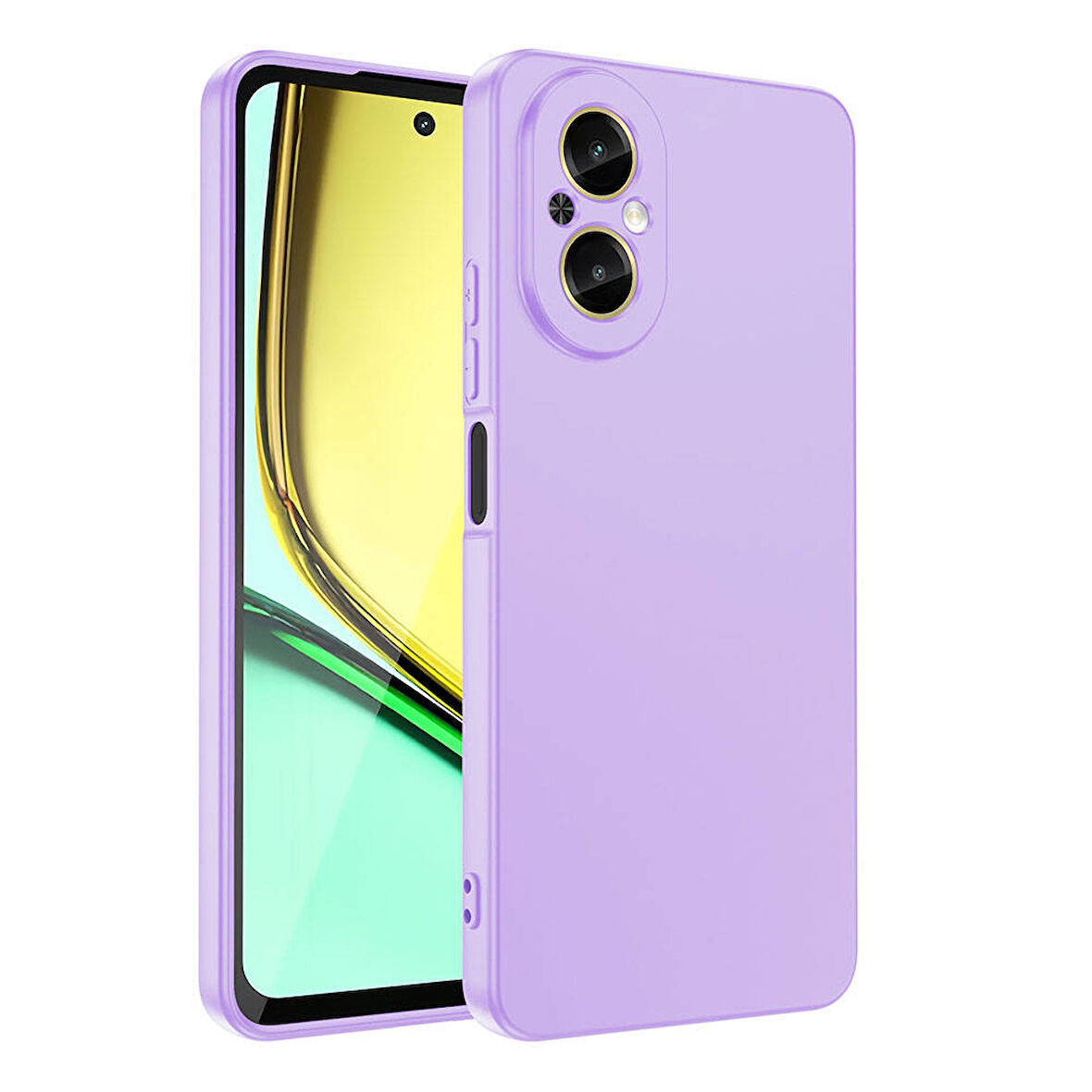 Realme 12 Lite Uyumlu Kılıf Zore Mara Lansman Kapak Lila