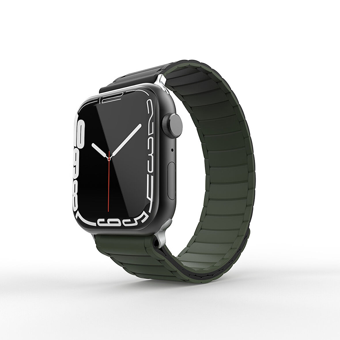 Apple Watch 10 42mm Uyumlu Zore KRD-122 Silikon Kordon Strap Kayış
