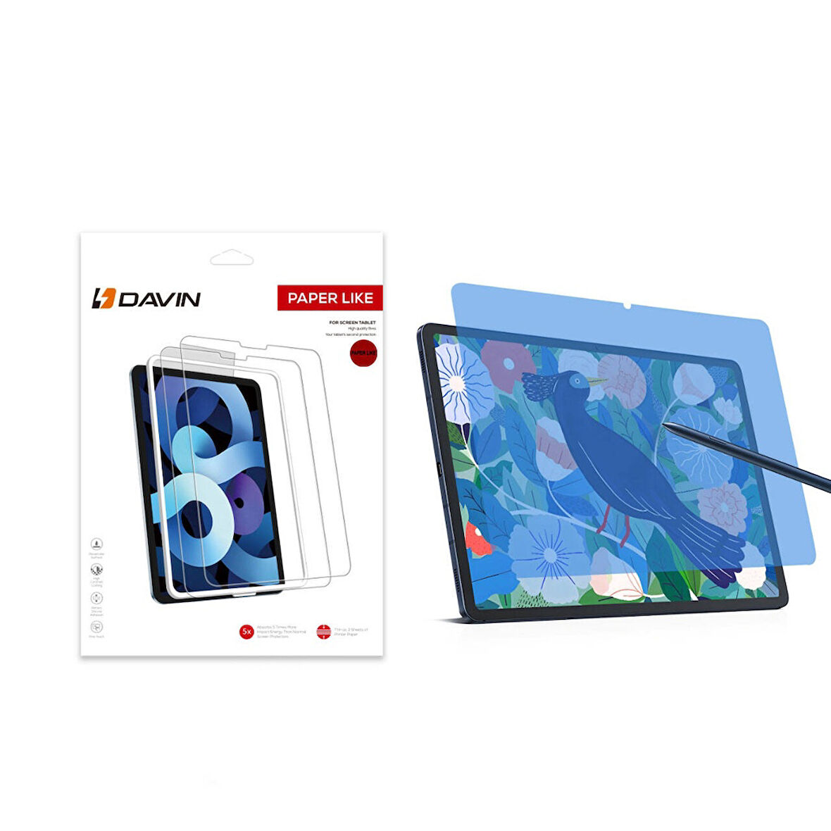 Samsung Galaxy Tab S10 Ultra Uyumlu Kağıt Hisli Mat Davin Paper Like Tablet Ekran Koruyucu