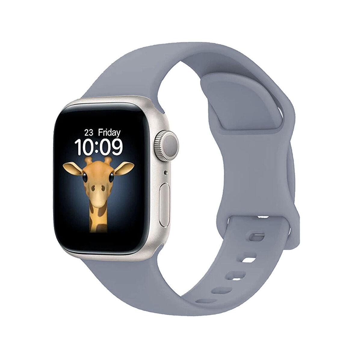 Apple Watch 10 42mm Uyumlu Zore KRD-131 Silikon Kordon Strap Kayış
