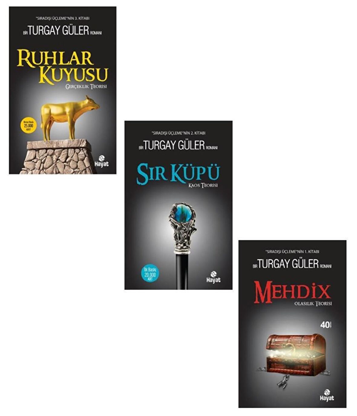 Turgay Güler Ruhlar Kuyusu Mehdix Sır Küpü TÜM KİTAPLARI