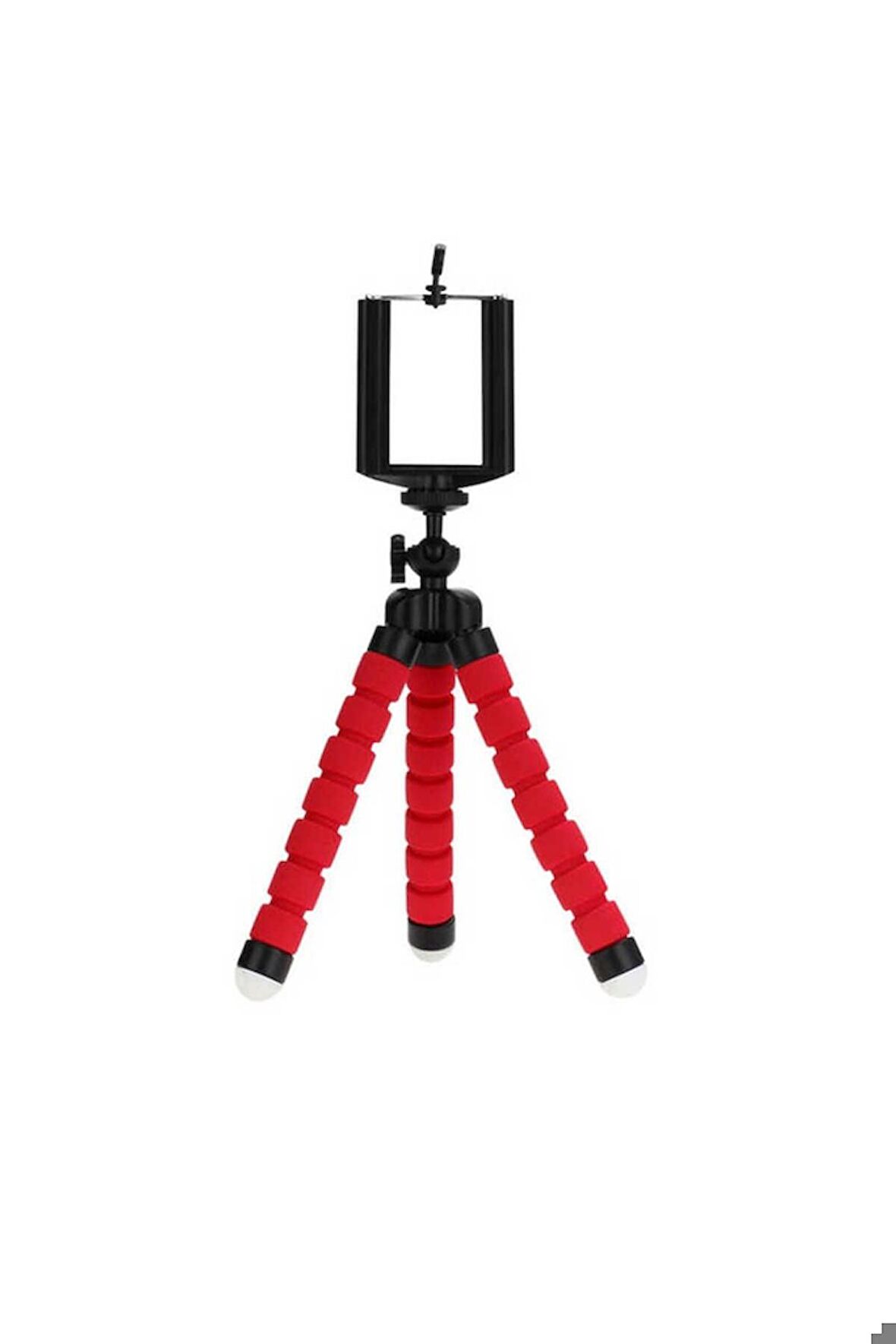 TR1 Kısa Tripod Sünger Ayaklı Kırmızı