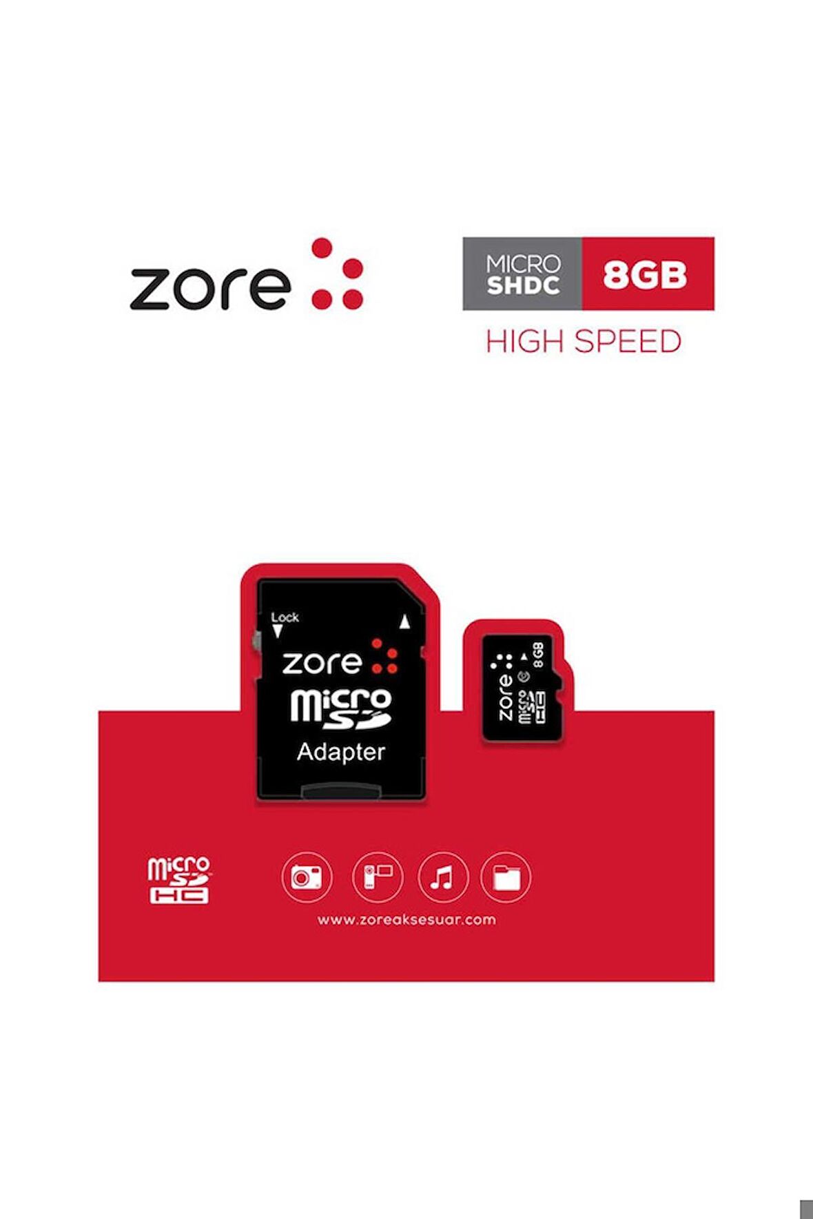 Micro SD Hafıza Kartı 8GB