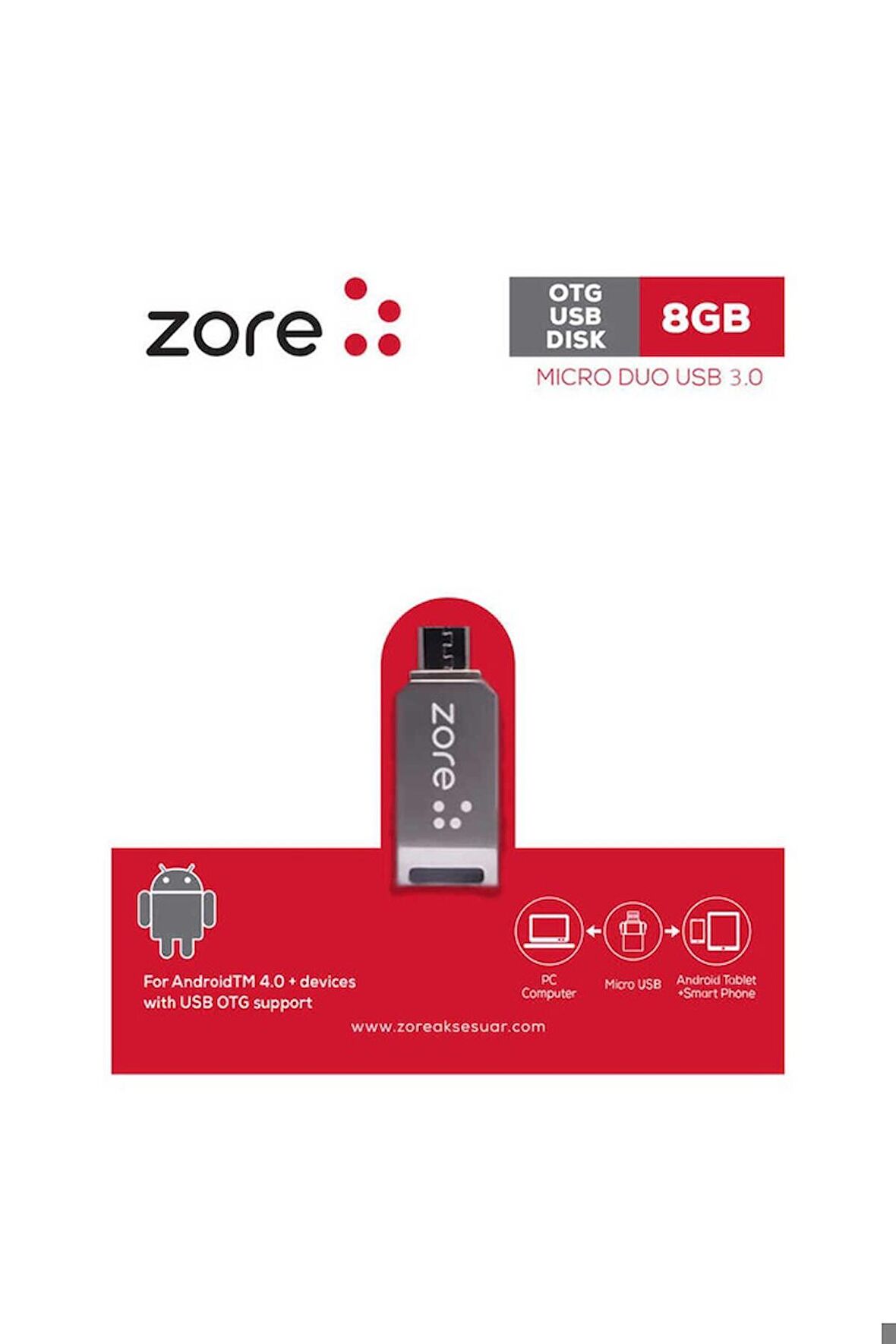 3.0 Micro Metal OTG 8 GB