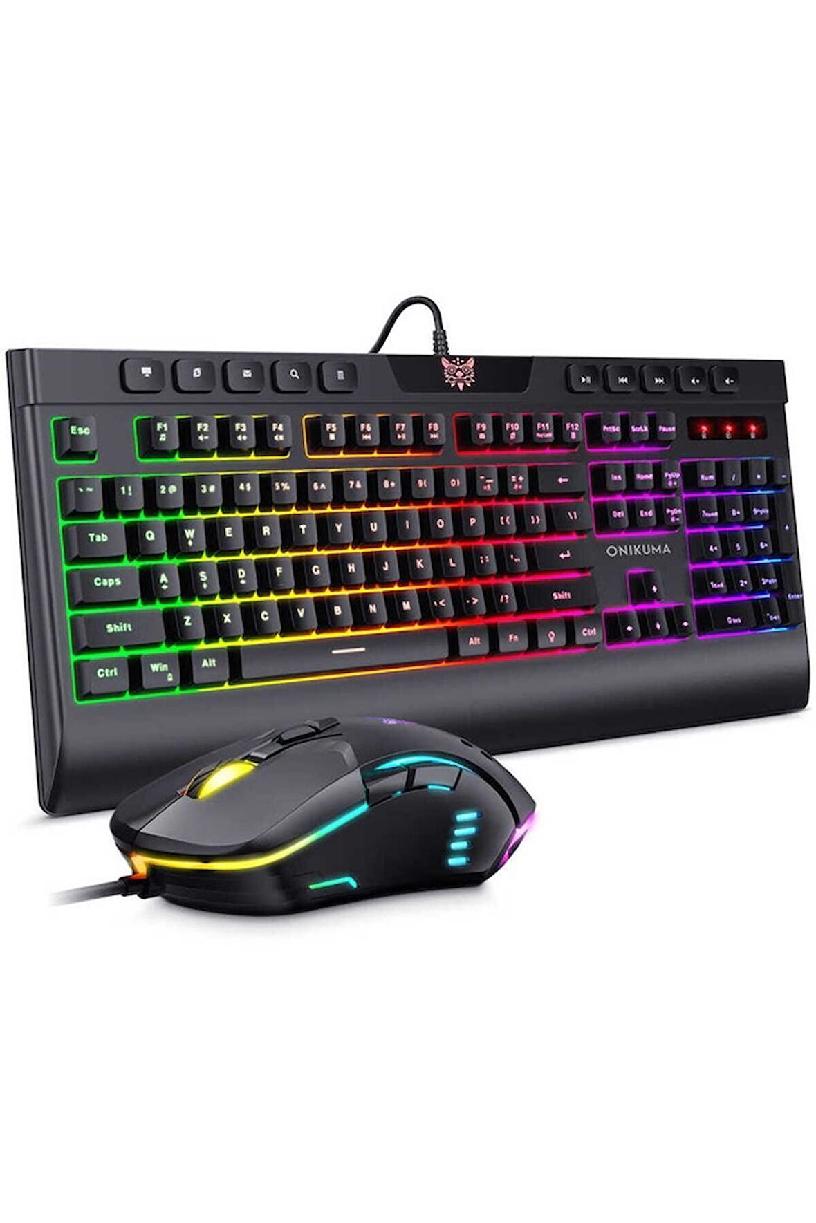 Onikuma G21 RGB Oyuncu Klavye Mouse Seti