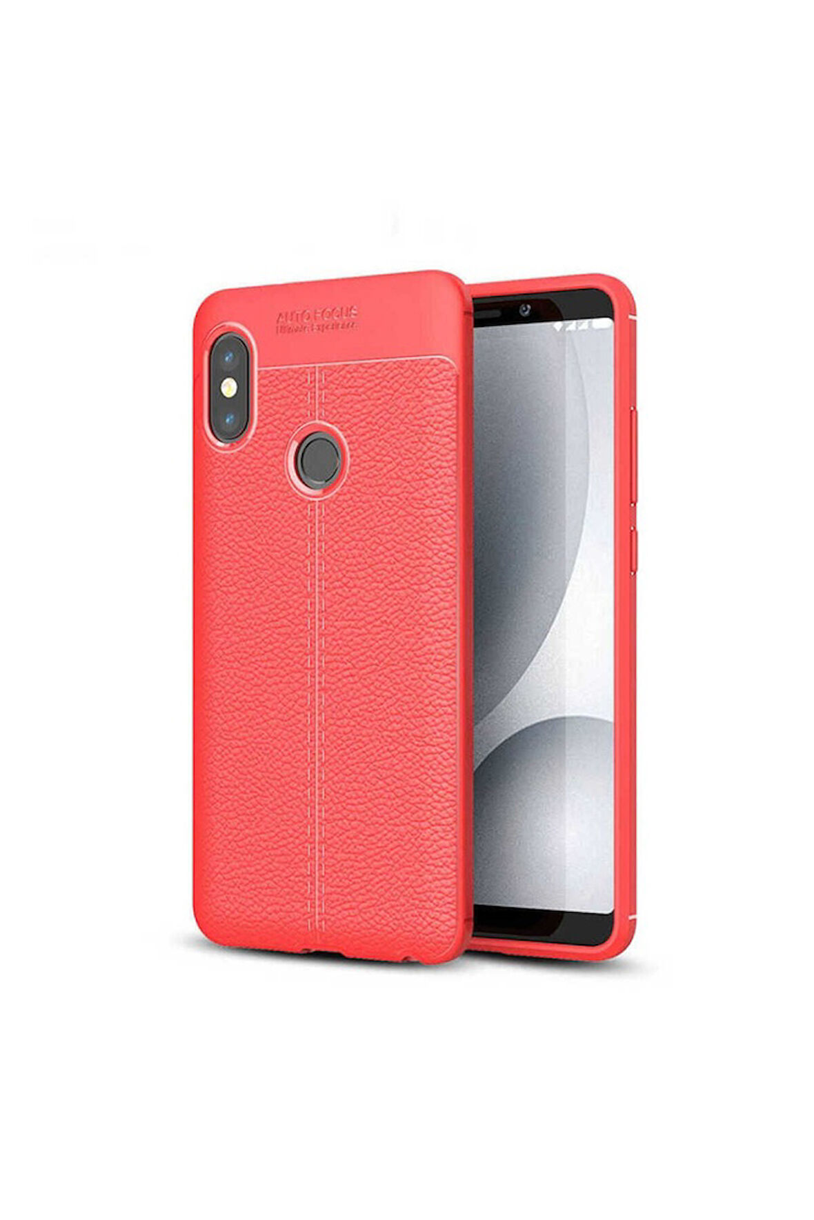 Xiaomi Redmi Note 5 Pro Uyumlu Kılıf Zore Niss Silikon Kapak Kırmızı