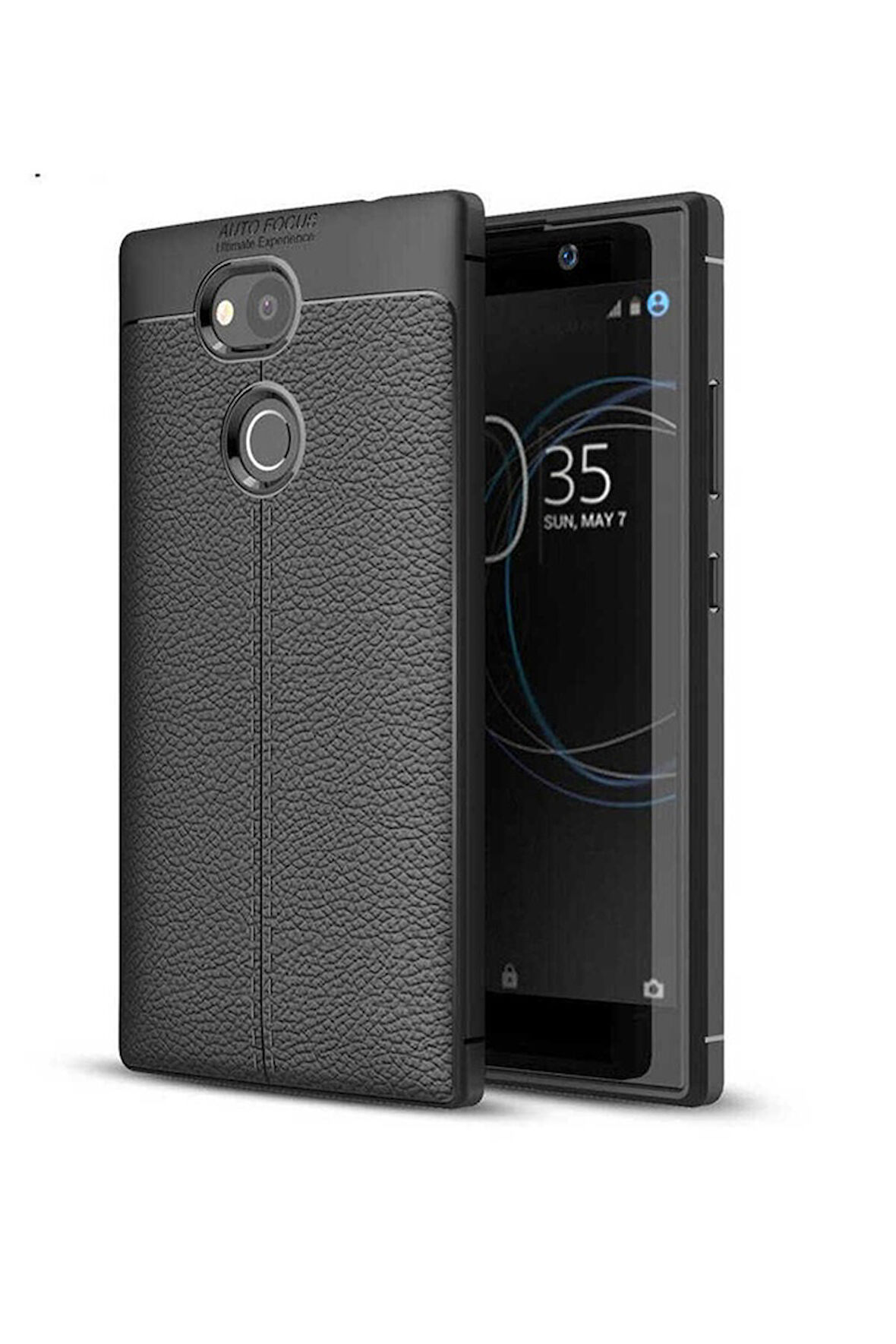 Sony Xperia L2 Uyumlu Kılıf Zore Niss Silikon Kapak Siyah