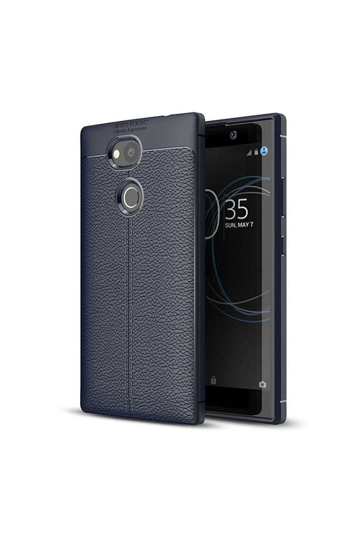 Sony Xperia XA2 Ultra Uyumlu Kılıf Zore Niss Silikon Kapak Lacivert