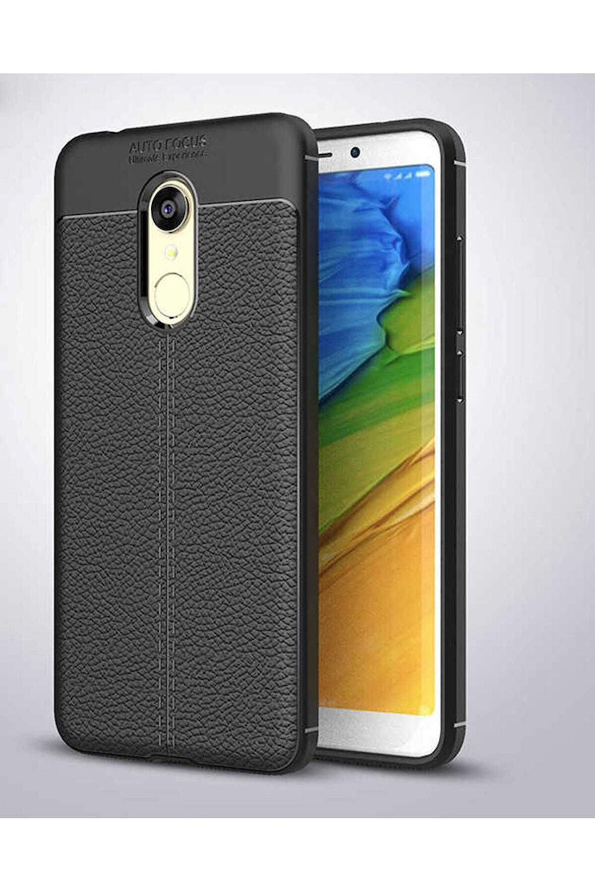 Xiaomi Redmi 5 Uyumlu Kılıf Zore Niss Silikon Kapak Siyah