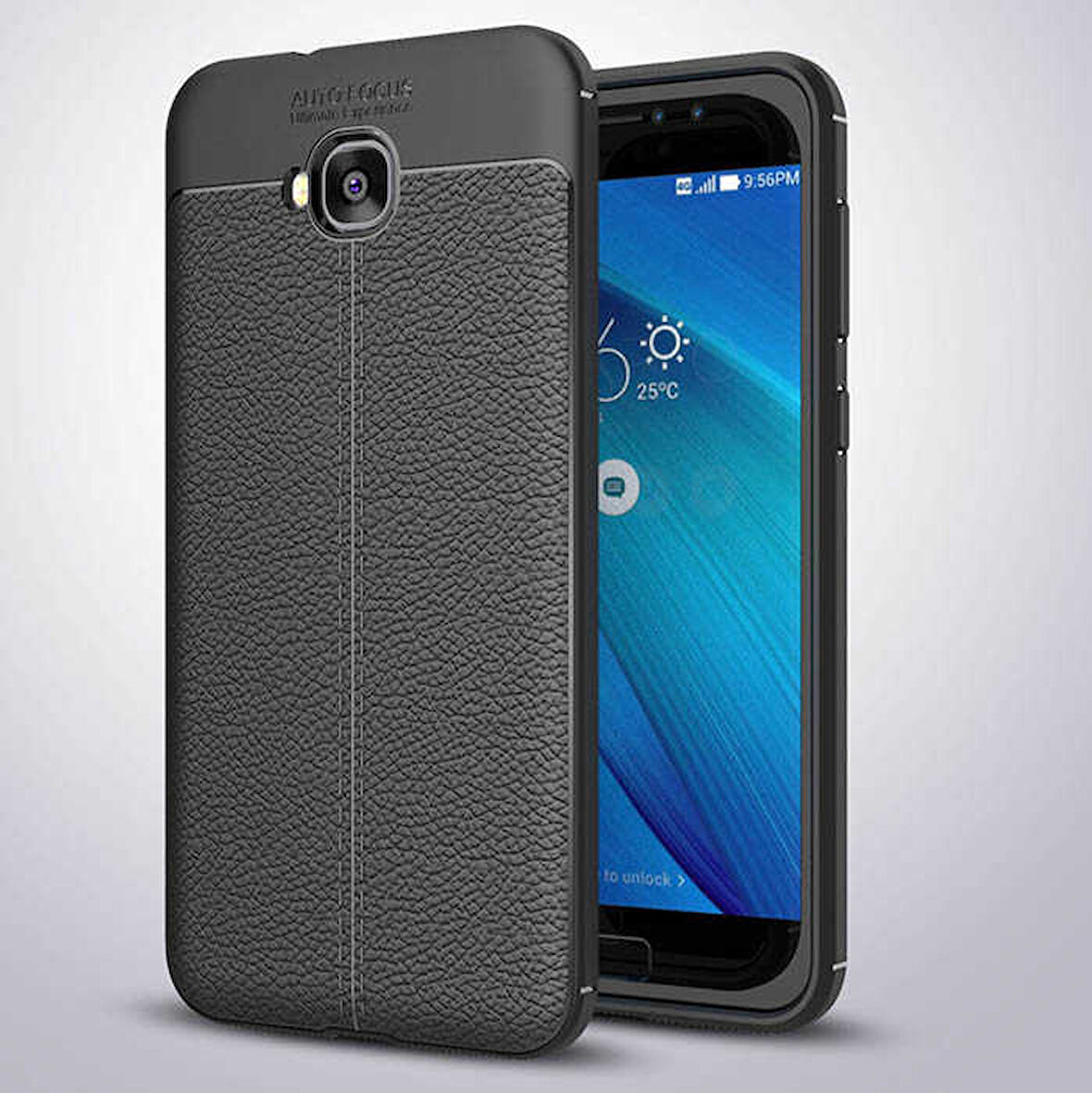 Asus Zenfone 4 Selfie ZD553KL Uyumlu Kılıf Zore Silikon Niss Kapak Siyah