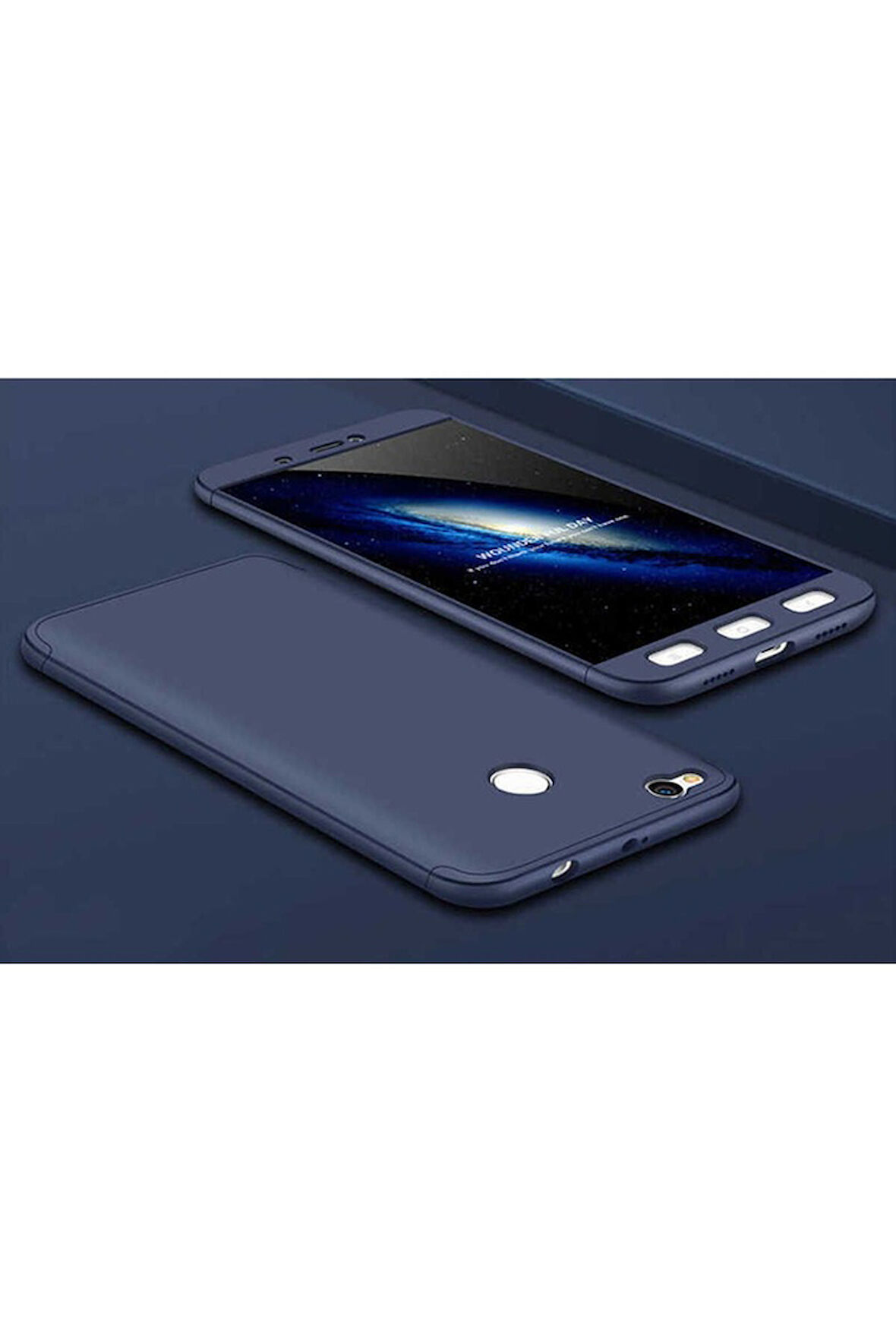 Xiaomi Redmi 4x Uyumlu Kılıf Zore Ays Kapak Mavi