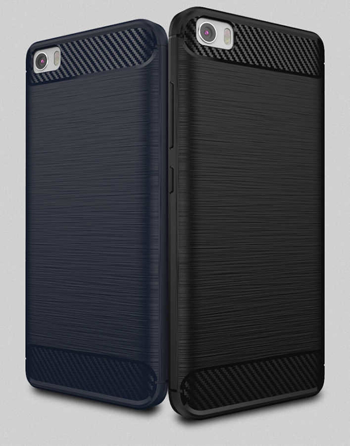 Xiaomi Mi 5 Uyumlu Kılıf Zore Room Silikon Kapak Lacivert