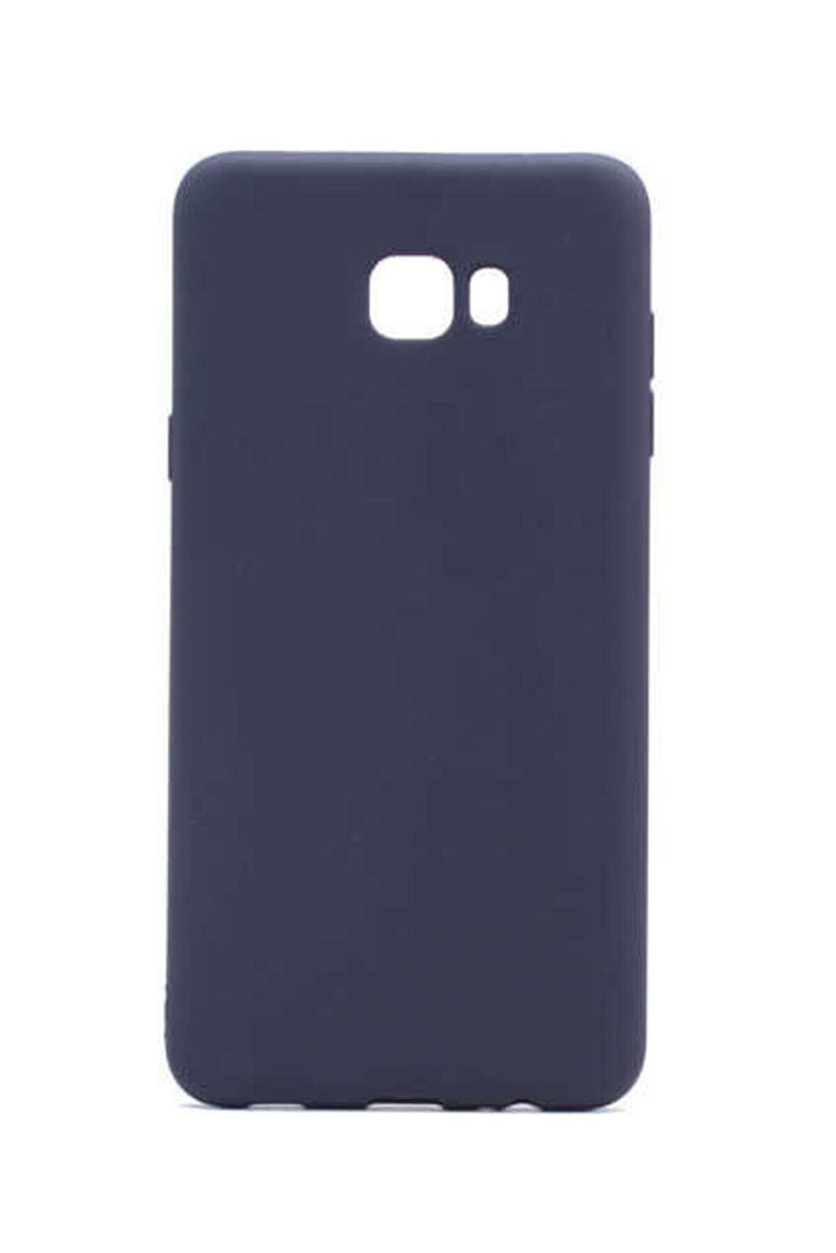 Samsung Galaxy C7 Pro Uyumlu Kılıf Zore Premier Silikon Kapak Siyah