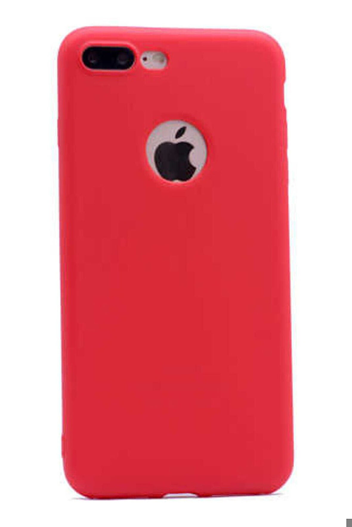 Apple iPhone 7 Plus Uyumlu Kılıf Zore Premier Silikon Kapak Kırmızı