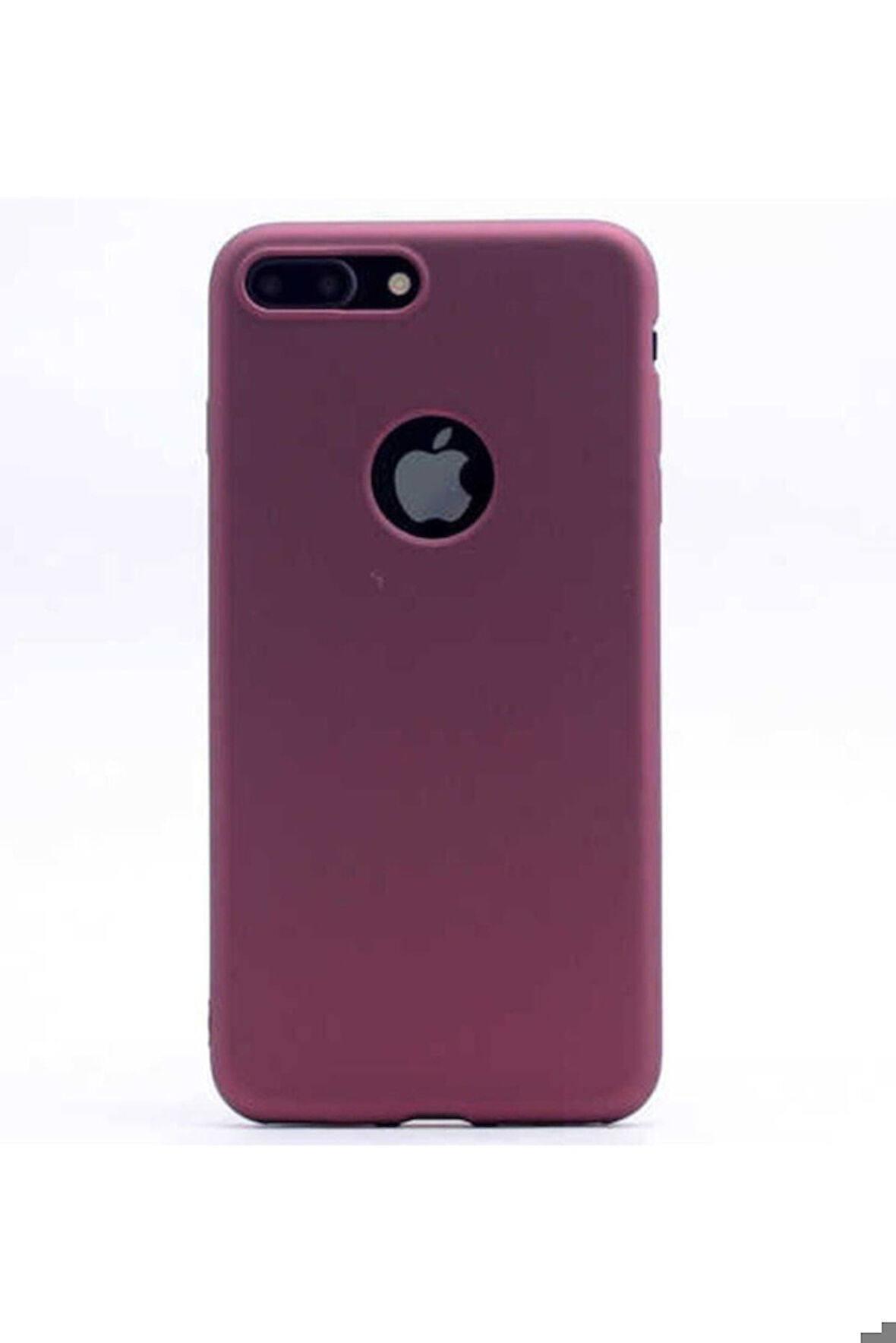 Apple iPhone 8 Uyumlu Kılıf Zore Premier Silikon Kapak Mürdüm