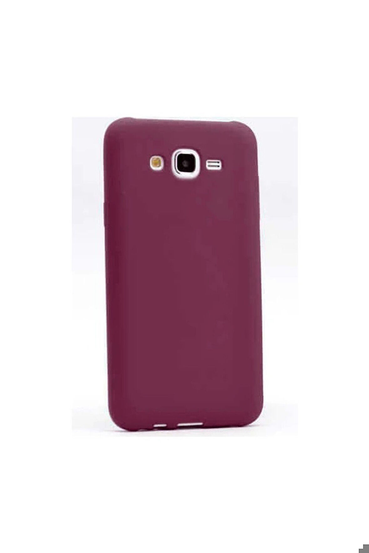 Samsung Galaxy J2 Uyumlu Kılıf Zore Premier Silikon Kapak Mürdüm