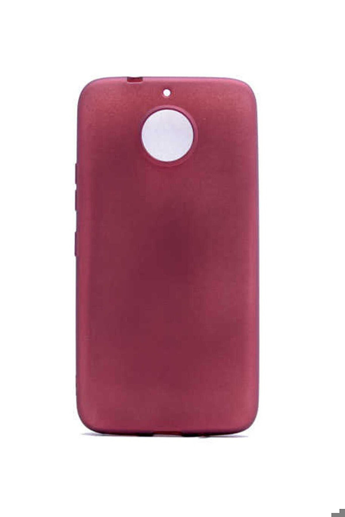 Lenovo Moto G5S Plus Uyumlu Kılıf Zore Premier Silikon Kapak Mürdüm