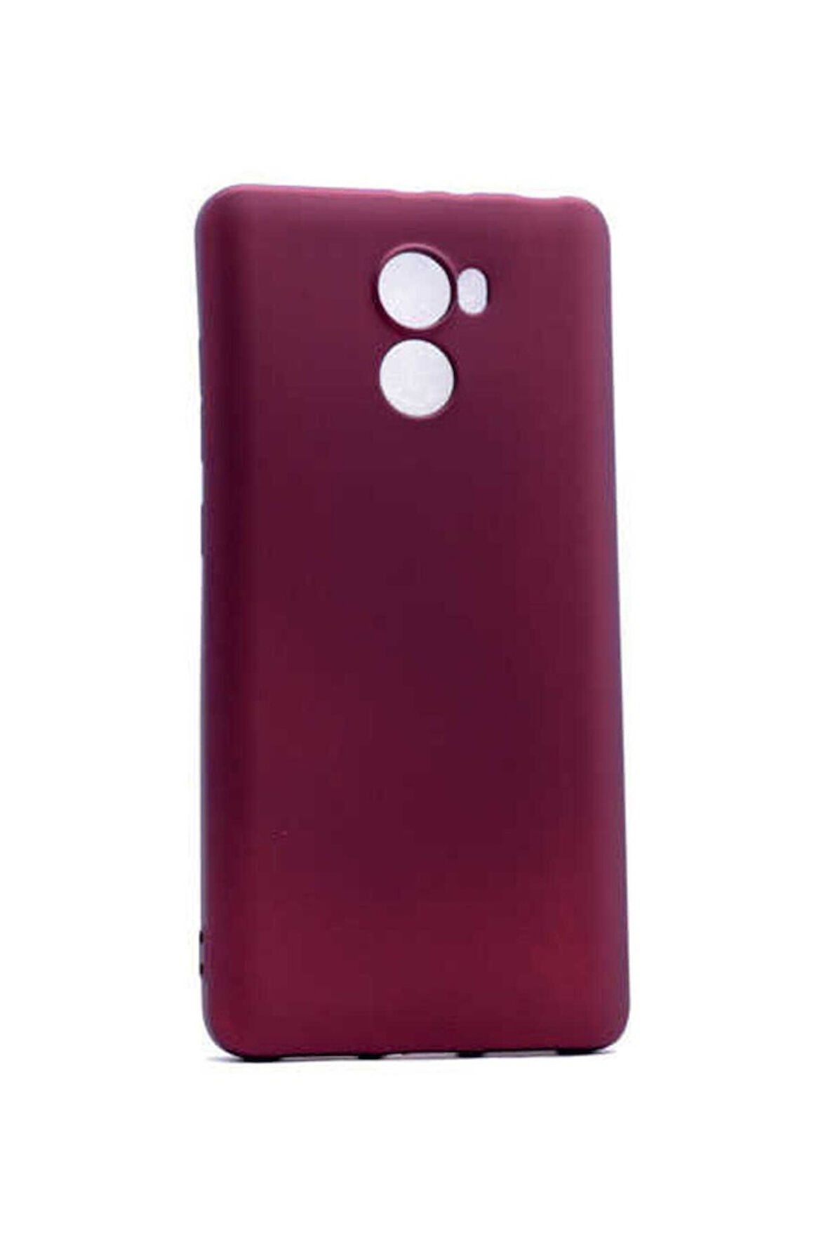 Xiaomi Redmi 4x Uyumlu Kılıf Zore Premier Silikon Kapak Mürdüm