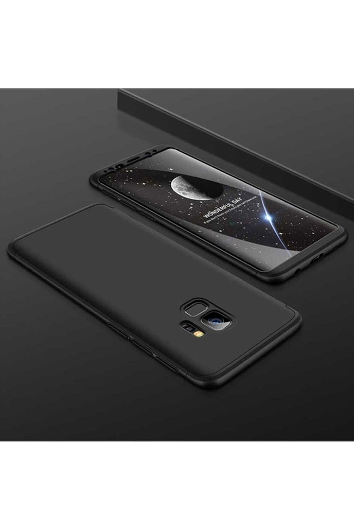 Samsung Galaxy S9 Uyumlu Kılıf Zore Ays Kapak Siyah