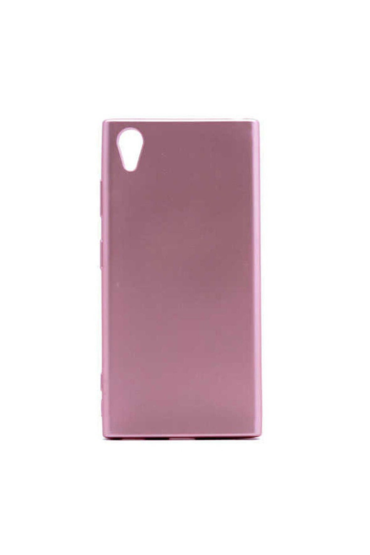 Sony Xperia XA1 Plus Uyumlu Kılıf Zore Premier Silikon Kapak Rose Gold
