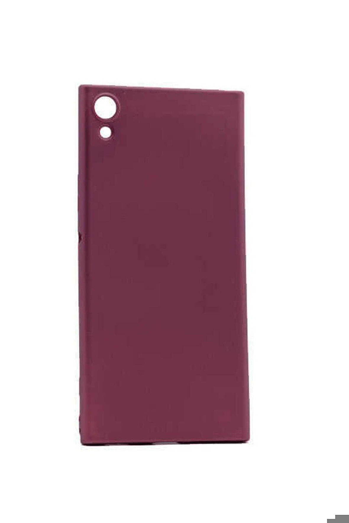 Sony Xperia XA1 Uyumlu Kılıf Zore Premier Silikon Kapak Mürdüm