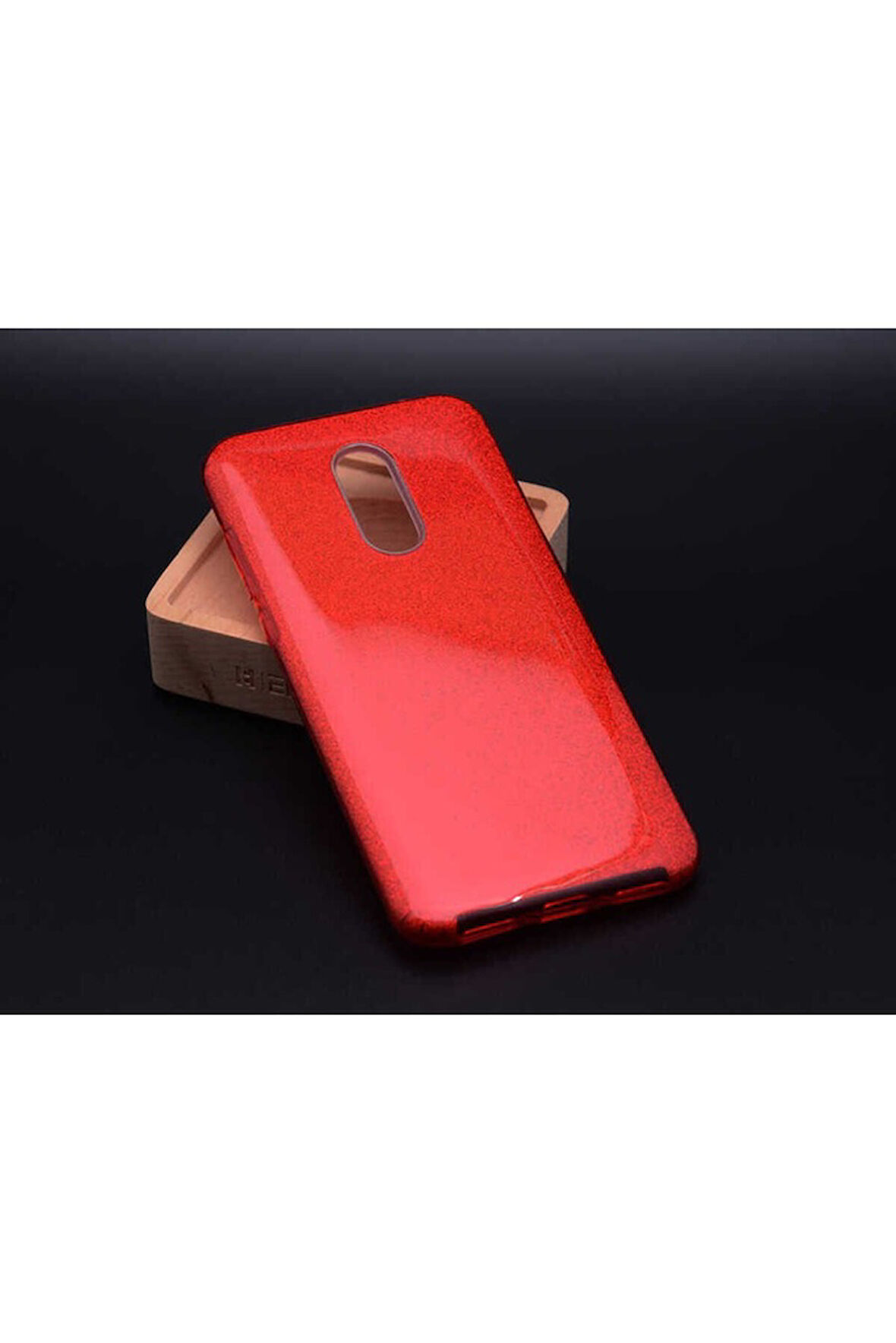 Xiaomi Redmi Note 4x Uyumlu Kılıf Zore Shining Silikon Kırmızı