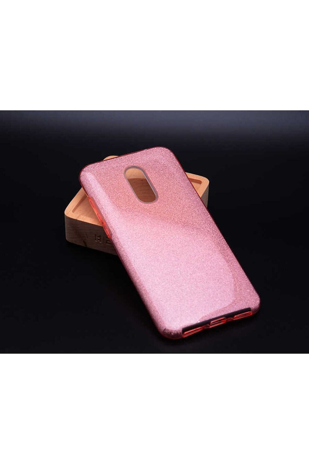 Xiaomi Redmi Note 4x Uyumlu Kılıf Zore Shining Silikon Rose Gold