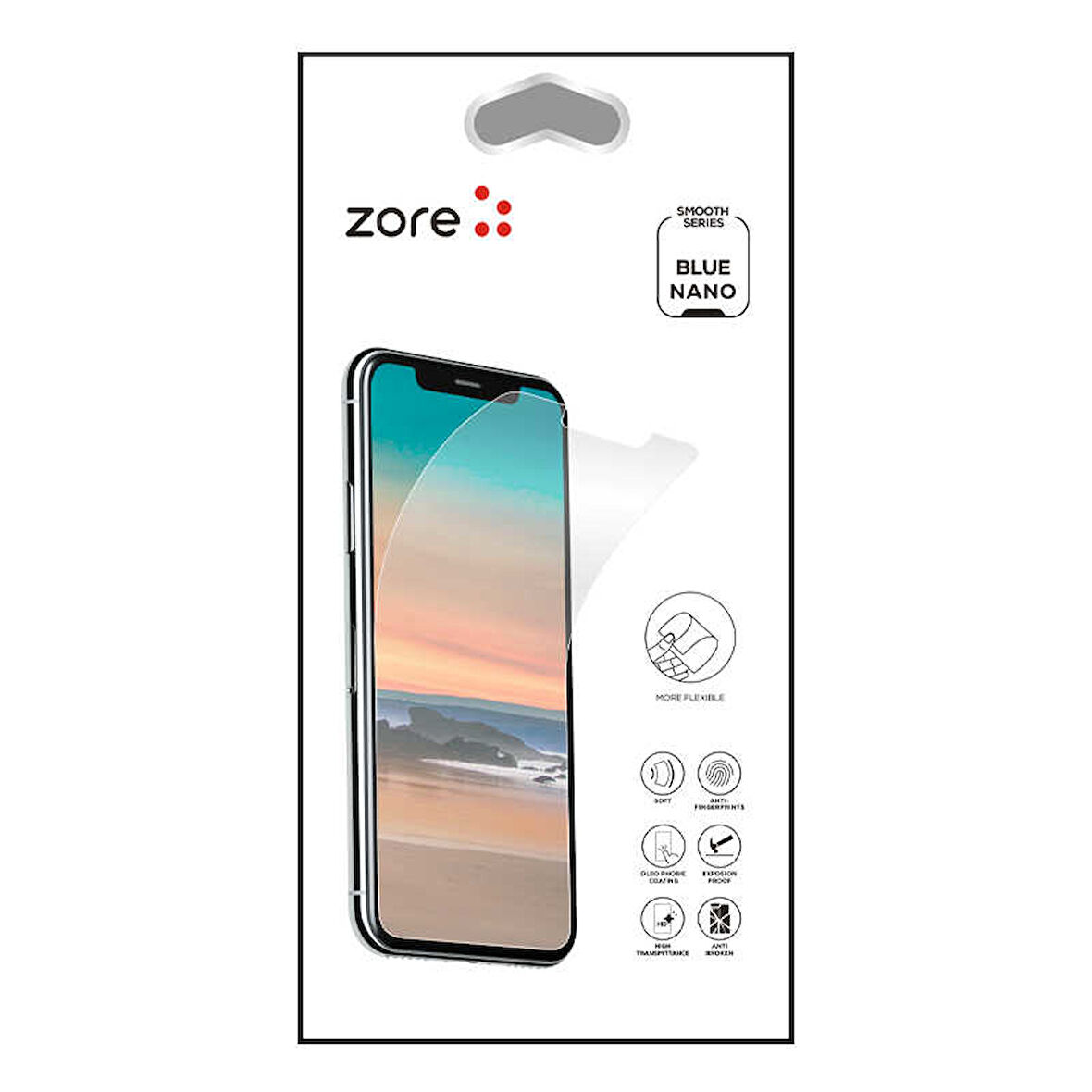Nokia 6 Uyumlu Zore Blue Nano Ekran Koruyucu