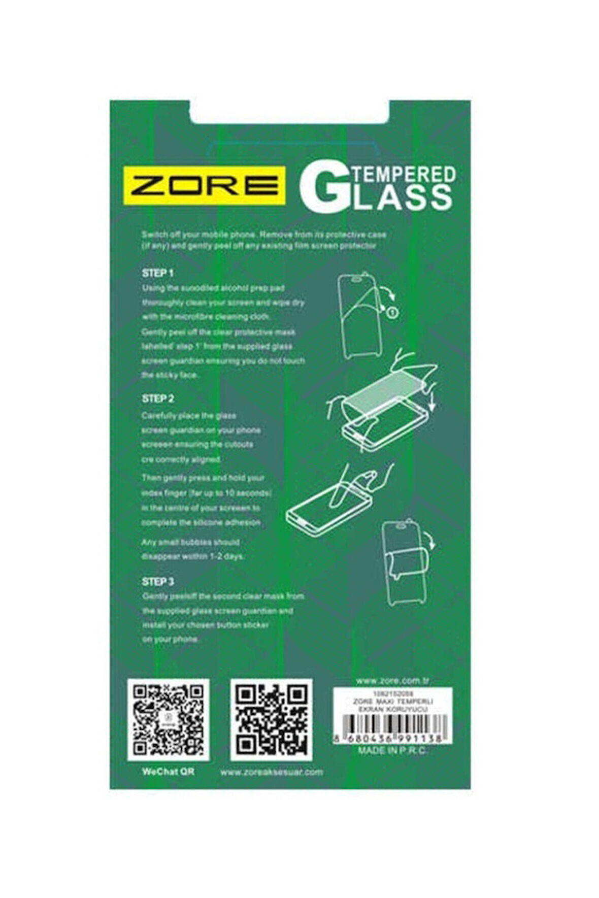 Lenovo K3 Note Uyumlu Zore Maxi Glass Temperli Cam Koruyucu