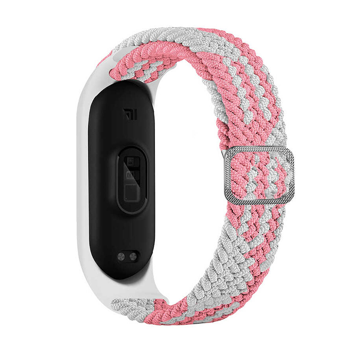 Xiaomi Mi Band 3 Uyumlu Kordon Örgü İşlemeli Yumuşak Hasır KRD-49 Kayış Fenjianbai