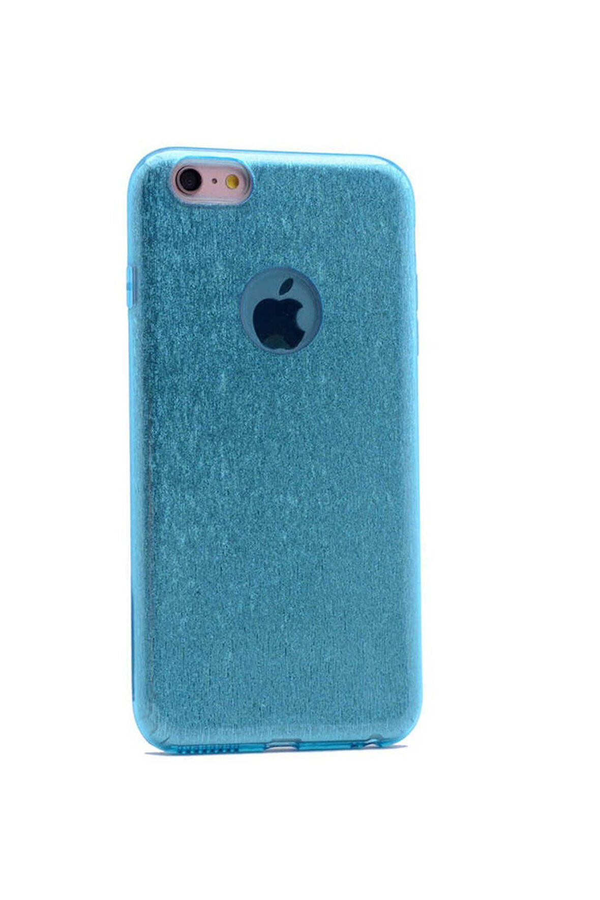 Apple iPhone 6 Uyumlu Kılıf Zore Shining Silikon Mavi