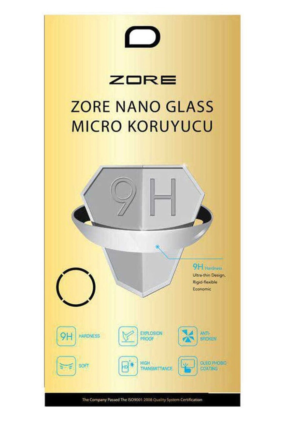 General Mobile 8 Go Uyumlu Zore Nano Micro Temperli Ekran Koruyucu