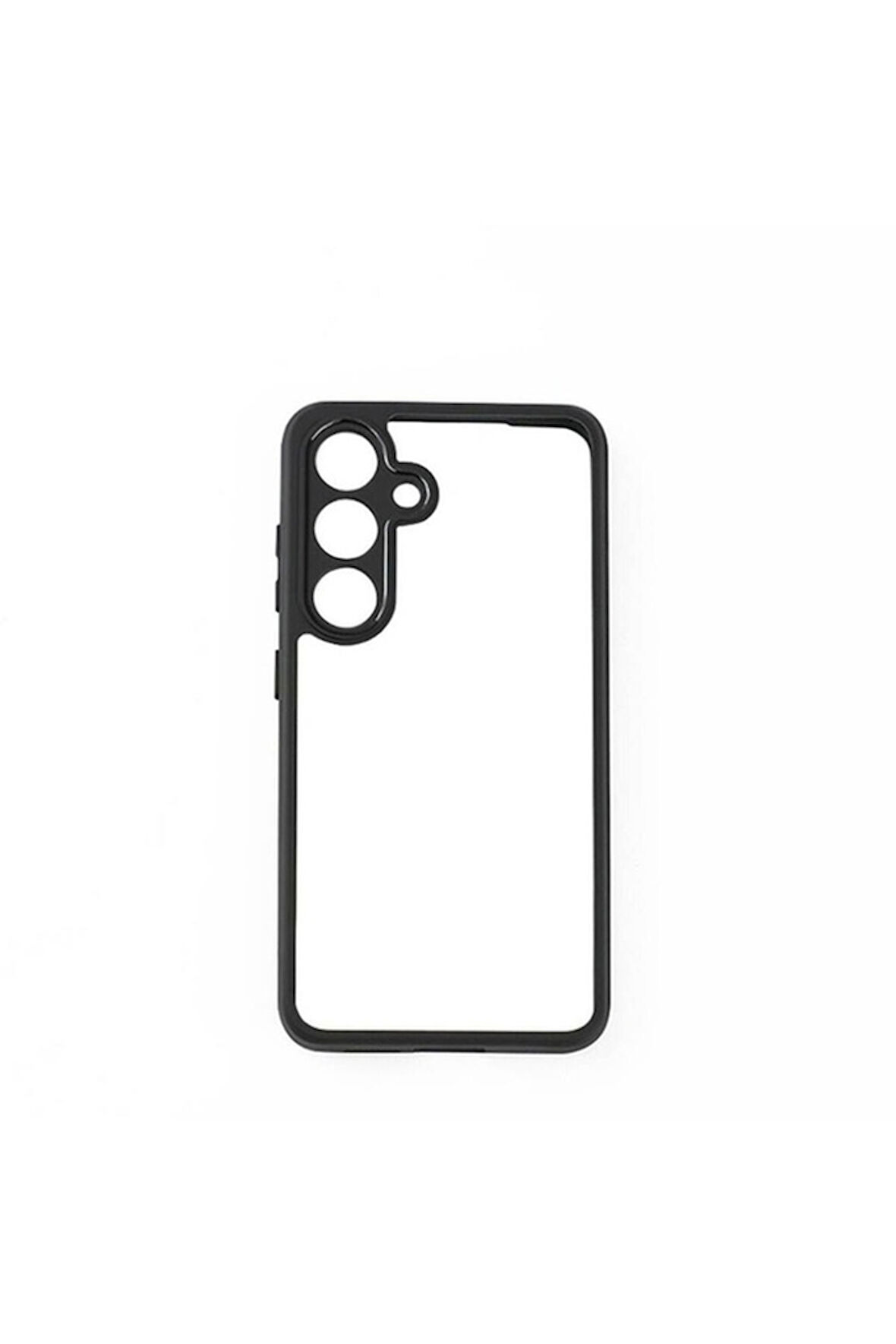 Samsung Galaxy S24 Plus Uyumlu Kılıf Kamera Korumalı Şeffaf Arka Yüzey Zore New Roll Kapak