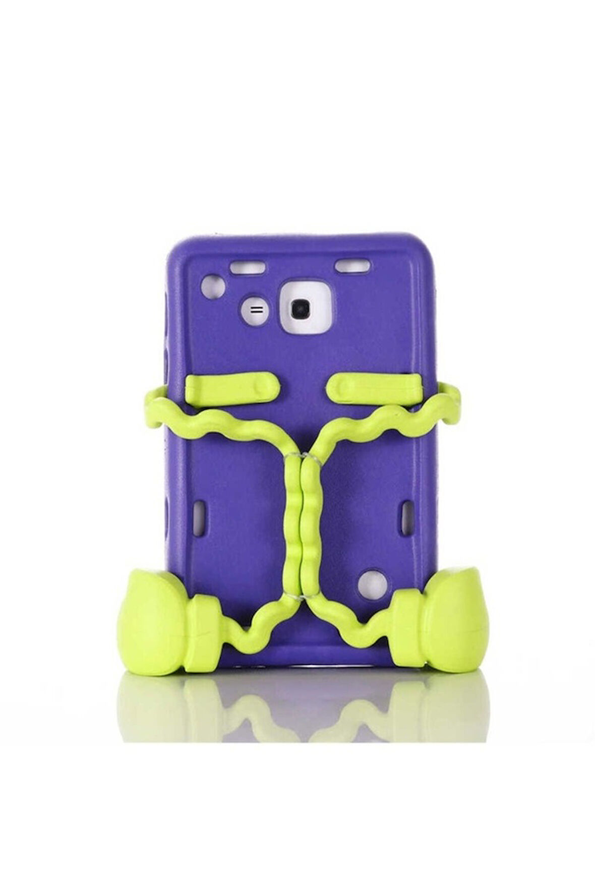 Samsung Galaxy Tab 4 7.0 T230 Uyumlu Zore Eva Boxer Tablet Silikon Mor